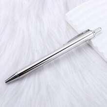 New UV Electroplated Push-Button Ballpoint Pen, Business Office Advertising Gift Pen - E-Mixed Color - View 5