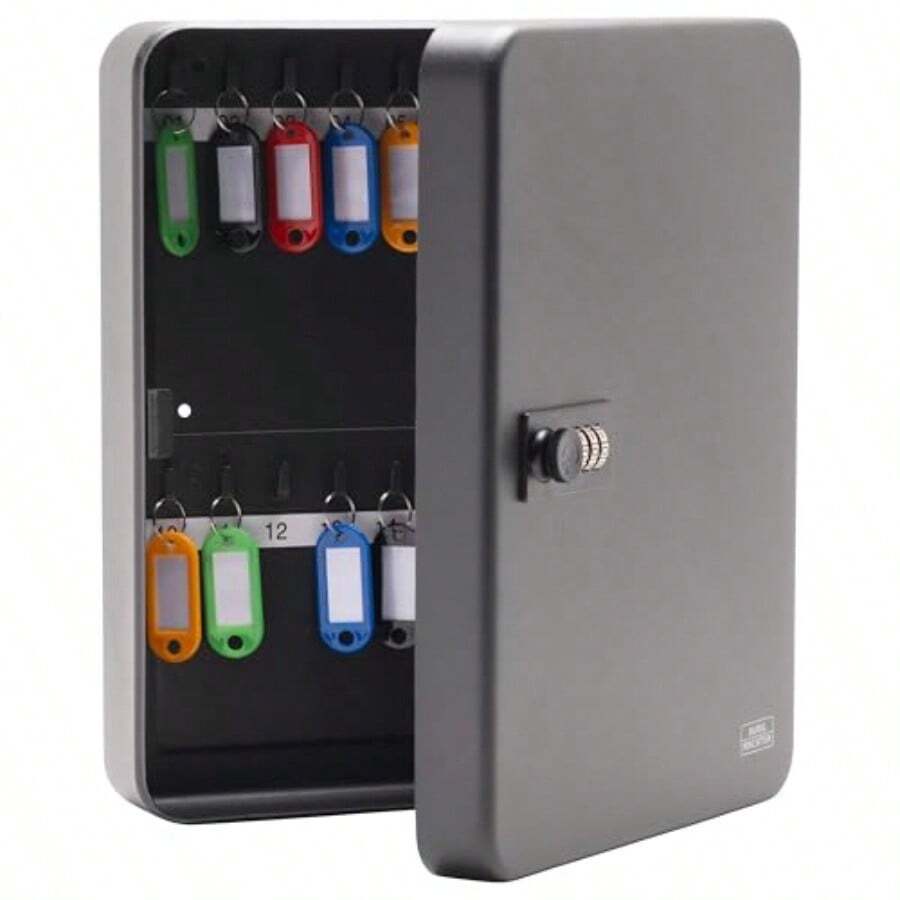 Burg Wachter KC36C Wall Mountable Combination Cabinet With 36 Hooks ...