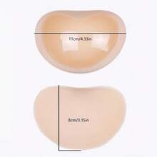 8 miếng độn ngực vô hình, hình giọt nước 3D, tự nhiên lấp đầy khoảng trống trên ngực, tạo vòng một đầy đặn, tròn trịa tức thì, tạm biệt nỗi tự ti về vòng một phẳng lì. - Nhiều màu - Xem 2