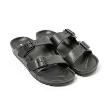 Brasileras BRAZILIAN - Beach And Pool Sandal - Coastal - Flip Flop With Non-Slip Sole - For Men And Women - Sizes 36 To 45 EU - Black - View 2