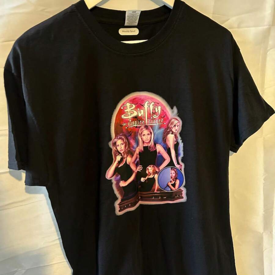 Buffy The Vampire Slayer T-Shirt Merchandise - Black - View 1