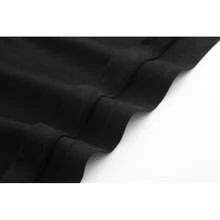 1 pieza Camisetas de mujer, formal ajustado manga corta algodón, toy primavera para oficina, transpirable - Negro - Ver 3