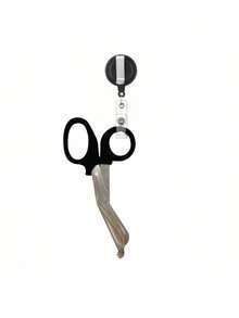 1 Set Stainless Steel Scissors With Retractable Badge Reel - Compact Pocket Design, Available In Blue, Black, Purple And Pink, Suitable For Sewing And General Use, Portable Sewing Tool, Fashion Accessory, Durable Tool Design - Multicolor - View 19