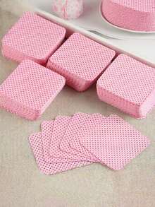 200/400/600pcs Square Cotton Pads, Nail Polish Remover Wipes, Eyelash Glue Bottle Mouth Cleaning Wipes, Nail Art Tools Box - Multicolor - View 11