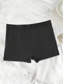 Men's Black Sexy Lip Print Briefs, Elastic Comfortable Everyday Underwear - Black - View 3