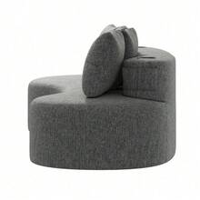 Sofas & Couches - Dark Gray + Linen + Foam + 3 Seat - View 9