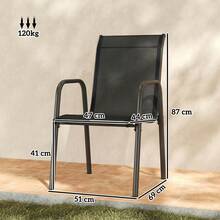 Outsunny Other Outdoor Furniture - màu đen - Xem 4