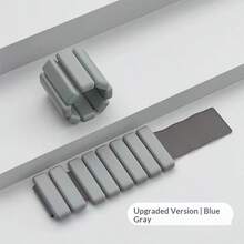 1 Pair Adjustable Weighted Wrist & Ankle Equipment, 1lb (450g) Waterproof Adjustable Silicone Strength Training Fitness Wearable Wrist & Ankle Strap, 2pcs Silicone Weighted Wrist Straps Suitable For Running - Multicolor - View 8