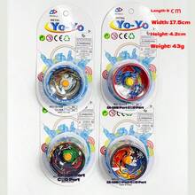 Beginner & Teen Alloy Yo-Yo Toy - Outdoor Game & Hand-Eye Coordination Development Christmas Halloween Gift, Spinning Toy - Durable Metal Gyro, Smooth Spinning Motion, Available In Blue, Green, Purple, Red - Multicolor - View 11