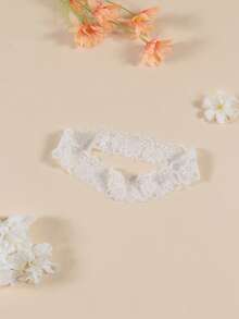 1- Pair Of Leg Ring Accessories, Sexy And Charming Leg Rings, Cute Girl Leg Rings, Wedding, Beach, Everyday Outfits - White - View 2