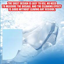 JAYSUING Laundry Detergent Sheets | High-Concentrated, Plastic-Free | No-Measure, Quick-Dissolve Formula Removes Tough Stains | Fresh Scent, 30 Loads For Home & Travel - Solid State - View 5