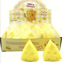 Nuevo juguete lindo para apretar queso, novedad para exprimir queso, adecuado como regalo pequeño para Navidad, fiestas - Multicolor - Ver 3