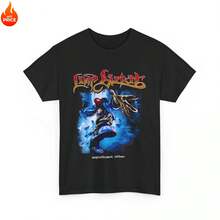 Summer New Men's T-Shirt Limp Bizkit Tour Vintage T-Shirt Fashion Unisex Short Sleeve Top - 黑色 - 查看 1