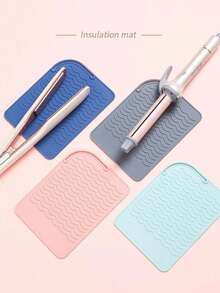 Thảm silicon chịu nhiệt treo, túi đựng máy duỗi tóc, túi đựng mỹ phẩm, túi mini đựng máy duỗi tóc, máy uốn tóc, dụng cụ làm tóc, hộp đựng cọ trang điểm du lịch, hộp đựng mỹ phẩm, đồ dùng cần thiết khi đi du lịch. - Nhiều màu - Xem 2