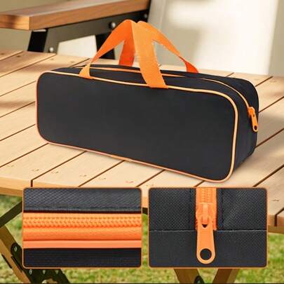 重型工具收纳包 - 拉链设计，耐用汽车工具收纳包，提供两种大容量型号，适用于机械师、DIY 项目和专业承包商 - 车库、工作室、家庭维修工具包、野餐工具收纳、相机收纳