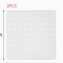 1pc/2pcs/4pcs/5pcs Wall Mounted Pegboard Storage Rack, Easy Installation, Thickened Wall-Mounted Design, Perfect Space Utilization Solution For Bathroom, Kitchen, Living Room, Office, No Drilling Required, Multi-Functional Organizer For Home, Kitchen, Bathroom, Dorm Room - Multicolor - View 11