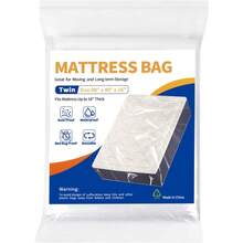 Waterproof Plastic Mattress Bag For Moving Storage Heavy Duty Twin Size Mattress Cover Protector - 1 - View 2