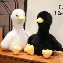 1pc Cute Sitting Duck Plush Doll, Fluffy Duckling Stuffed Animal, Children's Gift, Sleeping Companion, Home Decor, Holiday Gift - Multicolor - View 6