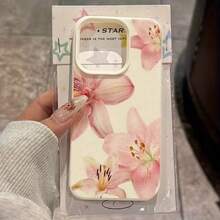 1pc White Matte Minimalist Lens Protection Phone Case With 4 Cute Orchid Flower Patterns, Compatible With Iphone 17 16 Pro Max, 15, 14 Plus, 13, 12, 11 Waterproof Shockproof Anti-Fall Scratch Resistant Stand Out With Personality - Valentine's Day Birthday Easter Gifting Loved Ones & Personal Use - Nhiều màu - Xem 9