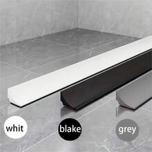 Silicone Sealing Strip For Kitchen Countertop, Bathroom Sink, Stove Edge, Self-Adhesive Waterproof Caulk - Grey - View 4