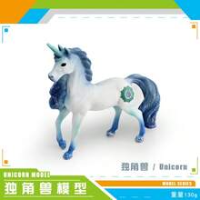 1PC Realistic Western Mythological Creature Unicorn Model, European Legend Elf Horse Figurine, Holiday Gift, Children's Gift Decor - Multicolor - View 9