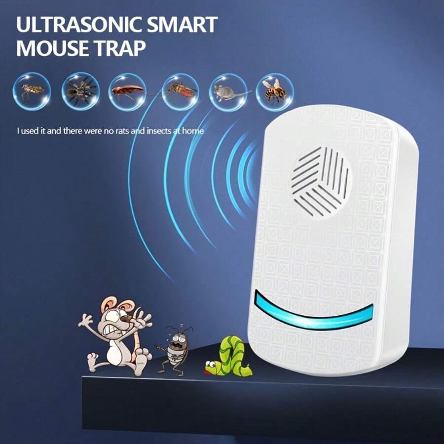 2026 Upgraded Ultrasonic Pest Repeller, Made Of PC Material, Smart Ultrasonic Pest Repeller For Indoor Use