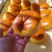 1pc Super Soft Cheesecake Squeeze Toy, Slow Rebound Stress Relief, Perfect Gift For Birthday, Holiday, Christmas, Halloween - View 4