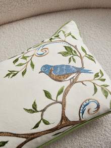 LCUHPCL 1pc Floral 3D Embroidery Throw Pillow Cover, Suitable For Living Room, Bedroom, Party, Sofa And Various Environments, All Season - Multicolor - View 11