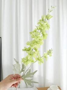 8/1PC Hoa phi yến nhân tạo, Hoa giả, Thích hợp để trang trí đám cưới, trang trí mùa xuân, trang trí nhà cửa, trang trí phòng, trang trí tiệc, trang trí nhà bếp, trang trí phòng khách, trang trí phòng ngủ, trang trí ngày lễ, Ngày của Mẹ, Lễ Phục Sinh. - màu xanh lá - Xem 11