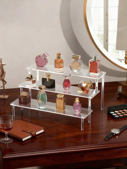 1 Giá đỡ bánh acrylic 3/2/1 tầng, kệ trưng bày trong suốt, giá trưng bày món tráng miệng, kệ nhiều tầng, thích hợp cho tiệc cưới, đồ ăn nhẹ, giá trưng bày acrylic, giá đỡ ống acrylic trong suốt dùng để trưng bày nước hoa, mỹ phẩm, bánh cupcake và các món tráng miệng.