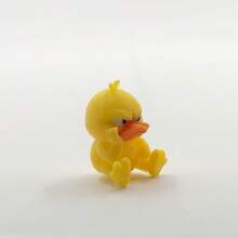 6pcs/12pcs Angry Little Yellow Duck Figurines, Cartoon Character Desk Decor, Suitable For Home, Creative Computer/TV Monitor, Car Navigation Screen Decoration, Birthday Gift Bag, Youth Party Favors, Student Classroom Rewards Or Graduation Gift Exchange - Multicolor - View 5