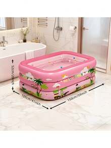 1pc Heart Hole Inflatable Pool Float, Striped Water Hammock Lounge Bed With Backrest, Foldable Swimming Floating Raft For Summer Pool Party Beach,Pool Inflatable,Holiday Essential,Inflatable Pool Floats,Pool Toys,Garden Ornaments - Multiple Styles - View 12