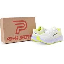 Women's Lightweight Sneakers For Everyday Walking, Modern Design, Comfortable - Màu vàng - Xem 10