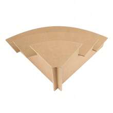 Shoze 3 Tier Craft Fair Table Corner Display Stand Makeup Shelf POS Unit Retail Counter Shop Point Of  Organizer - Wood - View 4