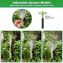 Universal Brass Atomizing Nozzle, Specifically Designed For Fully Automatic Garden Irrigation. This 5/8 Mm Quick-Insert Humidifier Features An Adjustable Nozzle, Perfect For Lawns. - Irrigation Kit - View 8