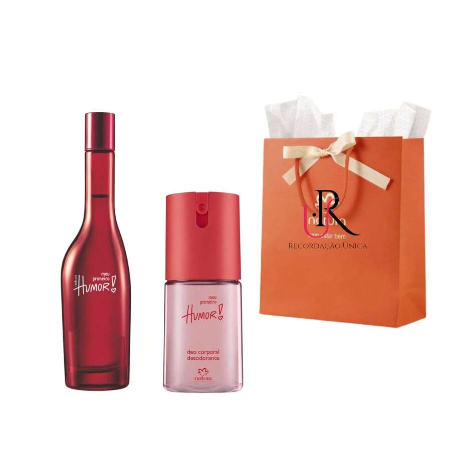Presente Primeiro Humor Natura Perfume e Desodorante Corporal Feminino - Doce - Visão 1