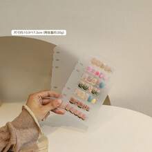 美甲贴纸册、美甲设计收藏册、展示册、透明哑光样品、色卡、相框工具 - 無色 - 查看 8