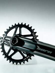 ZRACE 10/11/12 Speed Chainring, Eagle Tooth 7075 Aluminum CNC, 3mm Offset, Mountain Bike Chainring, Fits GXP Direct Mount Crankset, Compatible With Eagle - Black - View 3