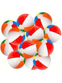Pelota de playa inflable de PVC, juguete para deportes acuáticos - multicolor al azar - Ver 4