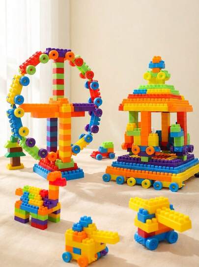 66pcs可更换大颗粒积木 儿童益智玩具 PP塑料拼图玩具 男孩女孩创意早教DIY玩具套装 118pcs大颗粒积木 婴幼儿创意堆叠玩具 益智早教魔方 带收纳袋 138pcs大颗粒积木 学龄前益智玩具 创意互锁魔方 带收纳袋 圣诞新年礼物