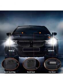 Thùng rác ô tô bằng bìa cứng chất lượng cao - Chống thấm nước và chống rò rỉ | Thùng rác ô tô mini di động cho không gian nhỏ | Thùng rác ô tô chống mùi và chống tràn | Phụ kiện ô tô thiết yếu cho xe sedan, SUV, xe tải, du lịch | Lý tưởng cho các chuyến đi đường dài, đi làm và sử dụng tại nhà. - màu đen - Xem 2