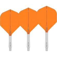 Lightweight Alloy Dart Shafts 2BA Standard Fit Competitive - White & Red - View 9