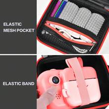 Funda para cámara de impresión instantánea para niños compatible con ESOXOFFORE Dylanto DUDUDRAGON GKTZ Dafotil Careenoah Aasonida, bolsa de almacenamiento para papel de impresión instantánea, solo la funda - Negro - Ver 5