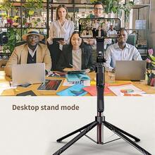 1850mm 无线自拍杆四脚架可折叠单脚架适用于智能手机，平衡稳定拍摄直播 - 查看 8