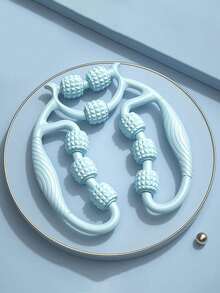 1pc 9-Wheel Leg Massager, Rolling Leg Clamp, Relieve Muscle, Unblock Meridians, Kneading Relaxation, Roller Design, Suitable For School, Back To School, Travel, Travel Essential, Home Essential, Spa, Massage Tool, Massage, Massager, Spa - Multicolor - View 20