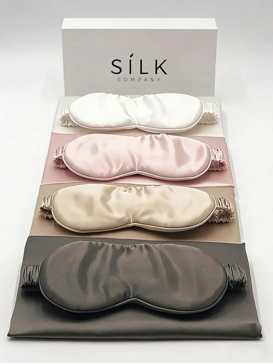 Antifaz para dormir natural, máscara de ojos suave y portátil para oscurecer, diseño 3D contorneado, banda elástica ajustable adecuada para viajes y siestas para mujeres y hombres - Multicolor - Ver 1