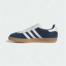 Adidas Originals GAZELLE 男女通用室内休闲运动鞋，低帮 IH9650 - 霧霾藍 - 查看 3