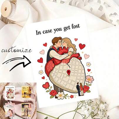 Customized Couple Cards, Love Cards, Gift Message Cards, Message Cards, Gift Greeting Cards, Customized Postcards, Message Cards, Suitable For Parties, Events, Restaurants, Holidays