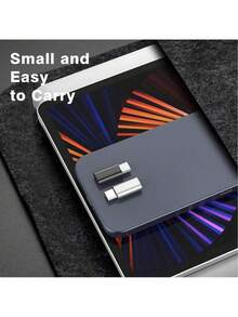 合金 USB-C 公头转 Lightning 母头适配器 1 个，兼容 13/12/11 Pro/X/XS/8/7，Type-C 充电器连接线弹簧礼品 - 彩色 - 查看 4