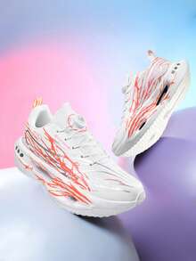 Giày chạy bộ nữ mùa xuân/hè phối màu gradient, khóa cài, thoáng khí và thoải mái, giảm sốc, nhẹ, giày thể thao casual thời trang. - Nhịp tim - Xem 19